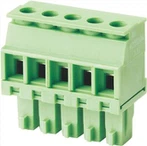 3.5 মিমি পিচ স্ক্রু মহিলা সংযোগকারী উল্লম্ব