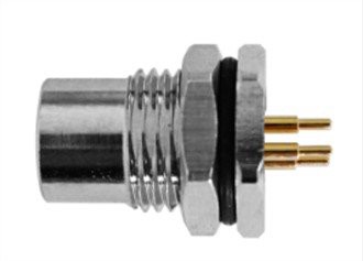 M8 মহিলা প্যানেল ফ্রন্ট ফাস্টেন A-কোডিং 6PIN M11*1.0